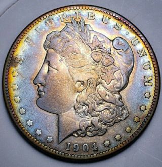 1904 S Au,  Morgan Silver Dollar/ High Grade/ Rare This.  306