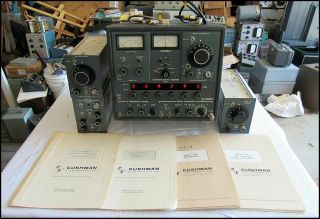 Cushman Communications Monitor Ce - 5 W/ 306e 317 304 302 And Manuals Rare