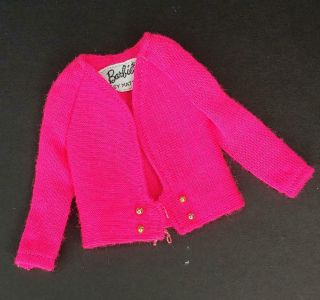 Rare Mattel Barbie Team Ups 1855 Hot Pink Jacket Gold Buttons