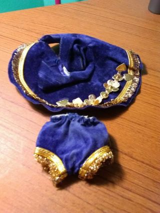 Vintage Vogue Ginny Doll Dress Purple And Gold