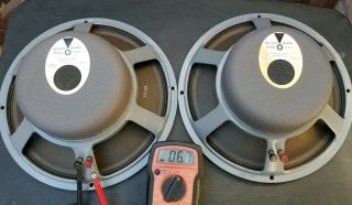 Vintage Jbl D131 Speakers 16 Ohms Pair Rare Jim Lansing C31 C34 C35 C39 Exc