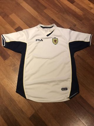 Rare Scotland Fila 2000/02 Away Football Shirt Vintage Classic