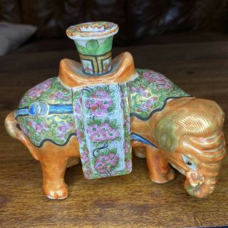 A Very Rare Early 19th Century Chinese Canton Elephant