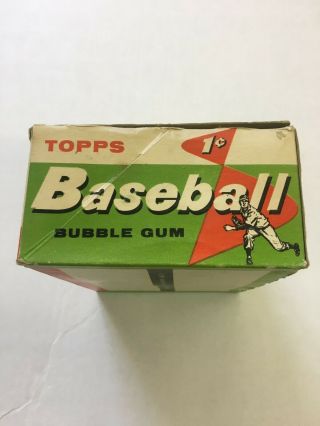 1958 Topps 1 Cent Baseball Card Box Very Rare
