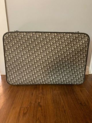 Christian Dior Rare 1970’s Vintage & Unique Suitcase / Luggage