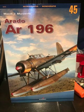 28.  Kagero: Arado Ar 196 Rare Oop (no Decals) (2011) Ln Monographs 45 Kag