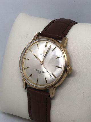 Very Rare Gold Omega Seamaster 600 Caliber 601 Men’s Swiss Luxury Watch 135.  011