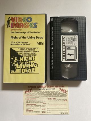 Night Of The Living Dead Video Images Vhs Rare Horror Cult Notld