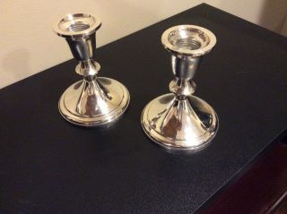 Vintage Towle Sterling Silver Weighted Candle Holder Candlestick 732