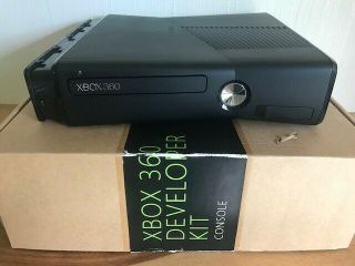 Xbox 360 Slim Xdk Dev Developer Kit With Sidecar Rare -