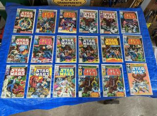 1977 Marvel Star Wars Comics Complete Set And More 1 107 Ewoks Droids Rare