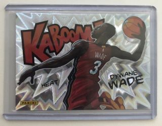 2014 - 15 Panini Excalibur Kaboom Dwyane Wade Miami Heat Rare Case Hit Psa 10?