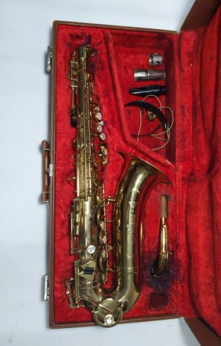 Vintage Rare Vito Leblanc Model 35 Semi - Rationale Alto Saxophone With Case