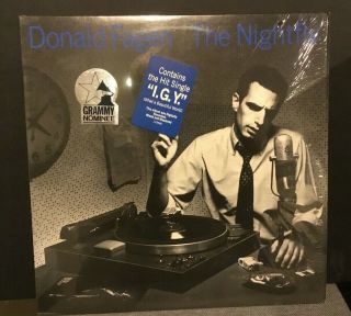 Donald Fagen The Nightfly Rare Quiex Promo Hype Sticker Masterdisk Rl