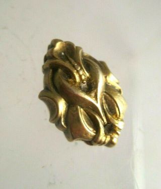 Antique Vintage Repousse Gold Filled Watch Chain Slide Fob Slide Only