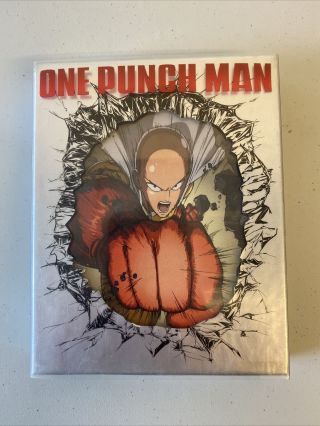 One - Punch Man (blu - Ray/dvd,  4 - Disc Set) Collectors Limited Edition Anime,  Rare