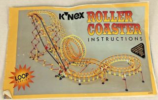 Vintage 1995 KNEX K ' NEX 63030 Roller Coaster Set No Box Very Good 2