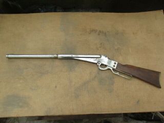 Rare Heilprin 1000 Shot Columbian Model E Nickled Bb Gun,  Vg,  Shoots,  1912 - 20 