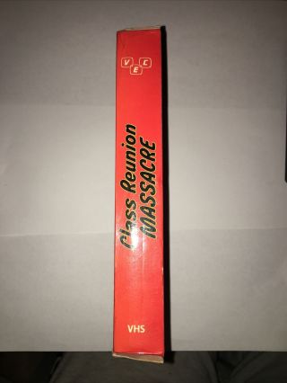 Class Reunion Massacre VHS (Has Mold) Rare Horror Htf Slasher 2