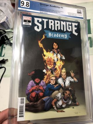 Strange Academy 1 (2020) Marvel Comics Opena 1:50 Variant Cover Rare Pgx 9.  8