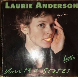 Laurie Anderson United States Live 5 Lp Box Set Rare 1984 Plus Two More Lps