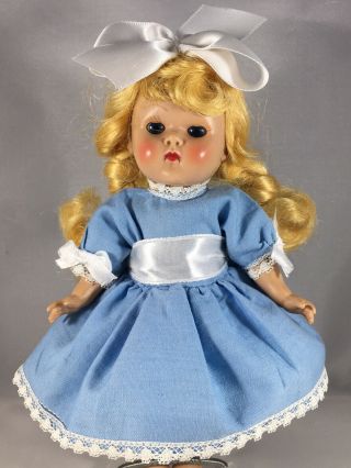 Vintage Blue Dress Fits Ginny,  Bloomers & Hair Bow (no Doll)