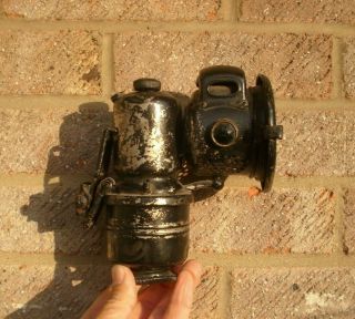 Antique Bicycle Lamp The Revenge Powell & Hanmer No.  70a Carbide Cycle Bike Light