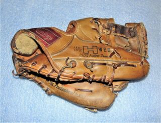 Rare Rawlings Heart Of The Hide Mickey Mantle Personal Model Glove Xpg 6h