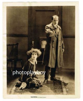 Alla Nazimova Nigel De Brulier Lost Silent Film A Dolls House Vintage Photo 1922