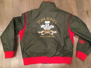 Extremely Rare - Vintage Tom Jones 1986 Tour Crew Jacket - Memorabilia