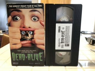 Dead Alive Vhs Unrated Cult Gore Horror Rare Zombie