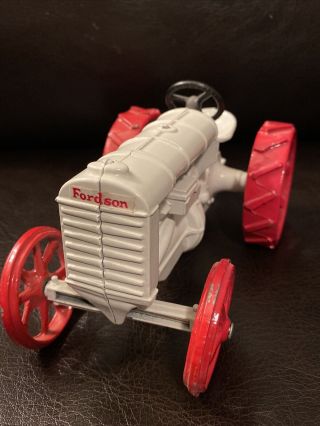 Fordson Tractor Cast Iron Toy Rare Vintage