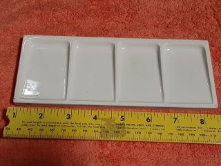 Antique Reeves And Sons London Porcelain Ceramic Paint Mixing Palette Plate