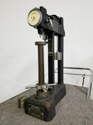 Wilson Rockwell Hardness Tester Rarely With Extra Weights