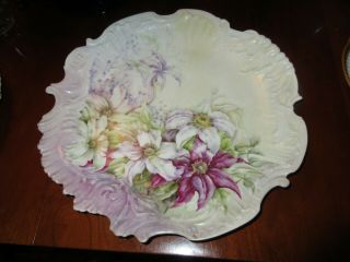Antique Limoges M R France (martial Redon) Charger Plate