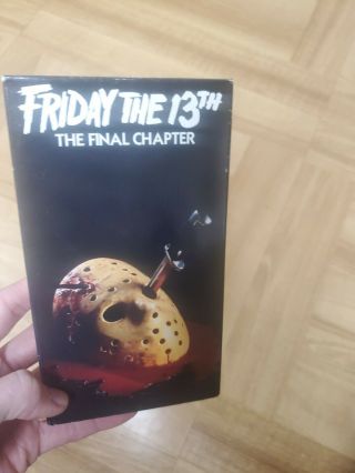 Friday The 13th - Part 4: The Final Chapter (vhs,  1994) Rare Like Oop Horror