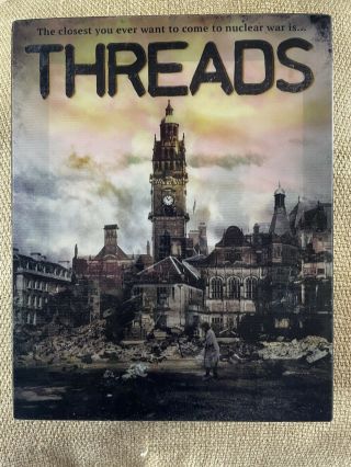 Threads Limited Edition Blu Ray Rare With Lenticular Slipcover
