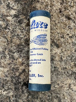 Vintage Rare P&k Marvelure Spring Loaded Minnow Spoon Lure Mib Look