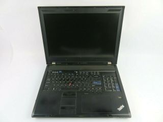 Rare Lenovo Thinkpad Workstation W700ds Robust Multi - Monitor Laptop 4