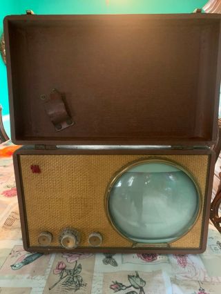 Motorola Vintage Portable Tv Vintage Extremely Rare Early 1950 