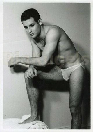 1965 Vintage James Davis Male Nude Hairy Mike Ericksen Handsome Beefcake