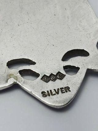 Liberty & co C1905 Sterling silver Pendant Enamel Nouveau Archibald knox V RARE 3