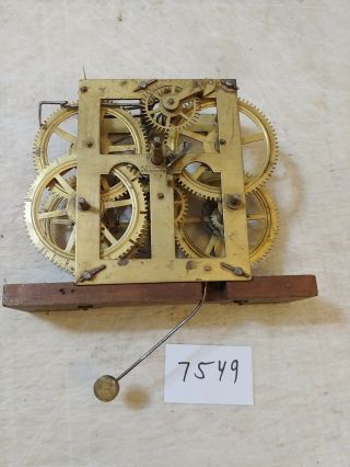 Antique Seth Thomas Ogee Clock Movement 30 Hour