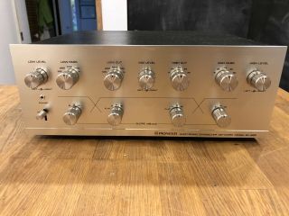 Rare Pioneer Sf - 850 Electronic Crossover Perfect With Spec - 2 Spec - 1 Spec - 4 Amp