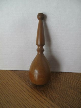 Antique Vintage Wood Sewing Egg Shaped Darning Tool