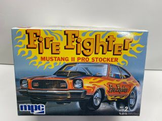 Mpc 1:25 Scale Ford Mustang Ii Pro Stocker Fore Fighter Boxed Model Kit Nores