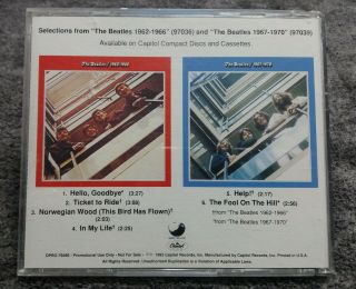 The Beatles 1962 - 1966/1967 - 1970 RARE PROMO cd 2