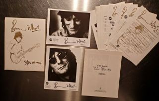 Ronnie Wood Slide On This / (rolling Stones) Rare Media Press Kit 1992 A
