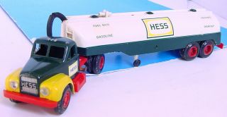 Rare Marx 1964 1st Year Hess Tanker Truck Fuel Oils Gasoline Solvents