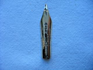 Swan - Mabie Todd & Co Ltd,  14 K Gold Replacement Nib For Fountain Pen,  Antique.